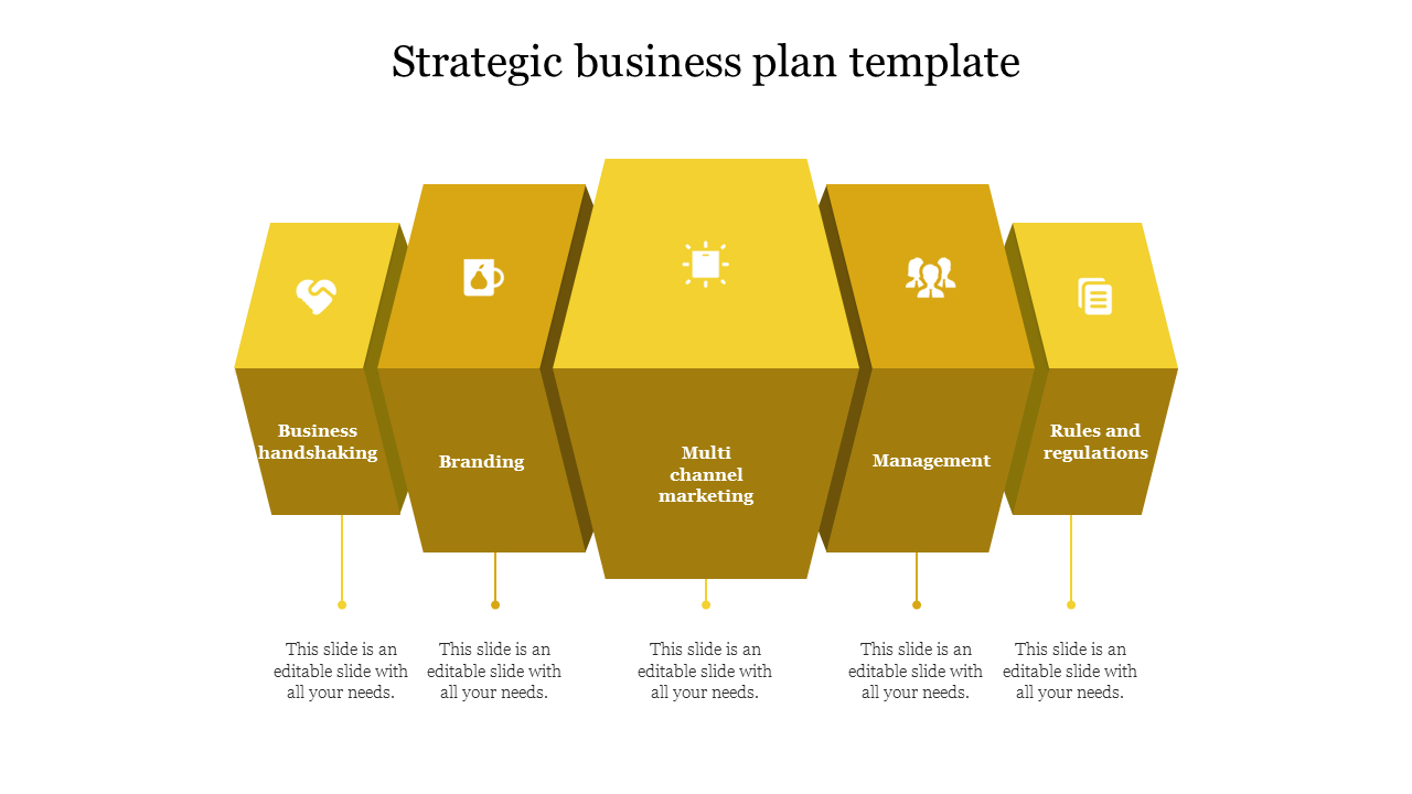 Free - Awesome Strategic Business Plan Template Presentation
